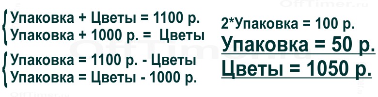 Загадка про Колю, Глашу и букет
