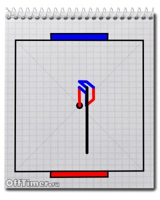 игра Футбол на бумаге - штрафной удар